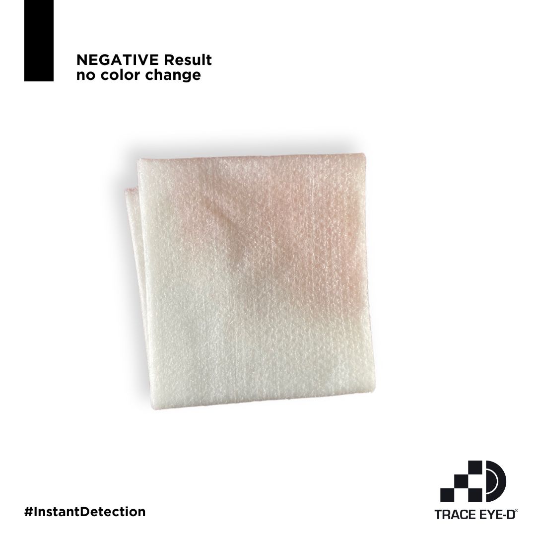 Representative negative M39 wipe result